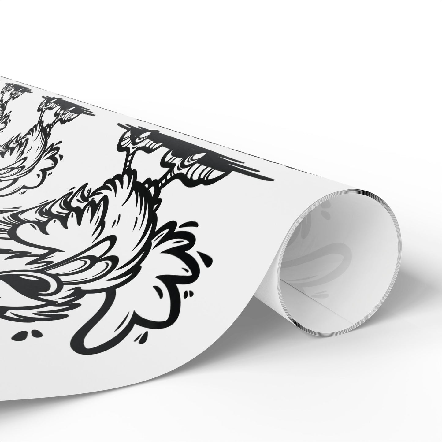 Charming Chicken Wrapping Paper - Whimsical Gift Wrap for Special Occasions, Holidays, Parties, Unique Packaging, Farmhouse Decor