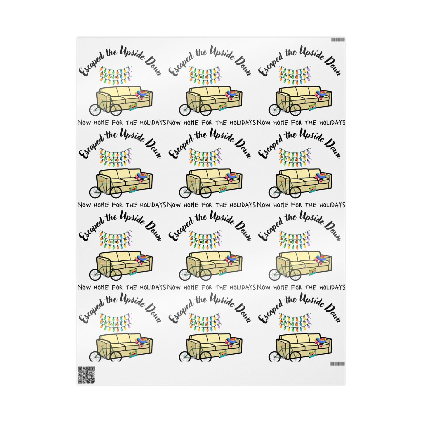Festive Wrapping Paper, Gift Wrap for Holidays, Party Supplies, Unique Gift Wrap, Eco-Friendly Wrapping, Fun Gift Presentation