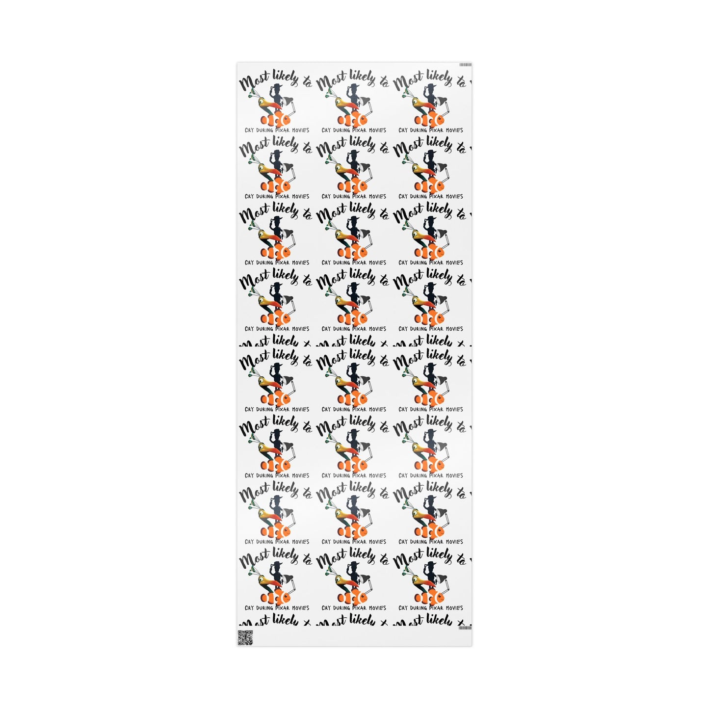 Most Likely To Wrapping Papers, Pixar Inspired Wrapping Paper, Cute Wrapping Paper