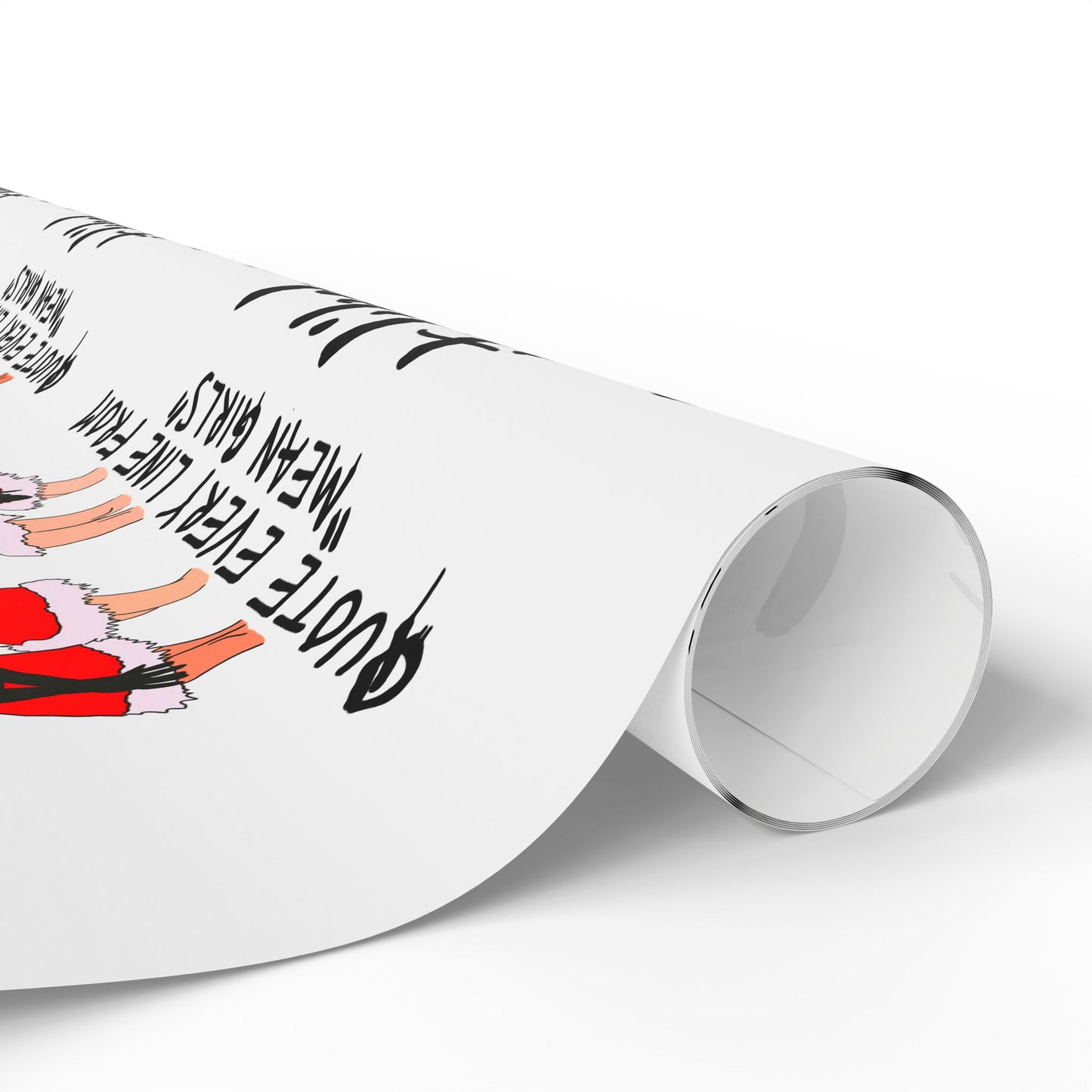 Cute Wrapping Paper, Wrapping Paper For Her, Mean Girls Inspired Wrapping Papers