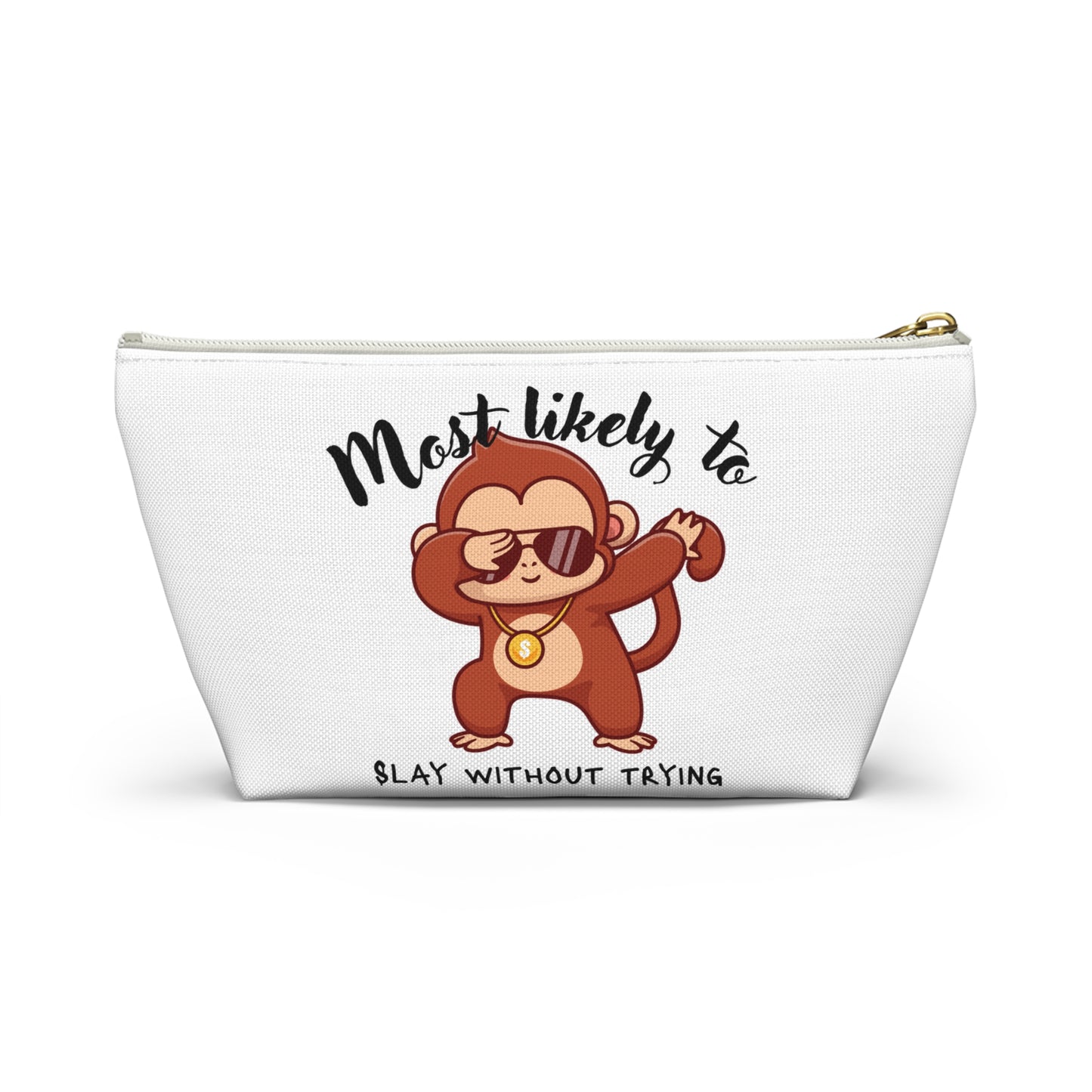 Cute Monkey Accessory Pouch - Perfect for Gifts, School, Travel, Organization, or Kids' Parties