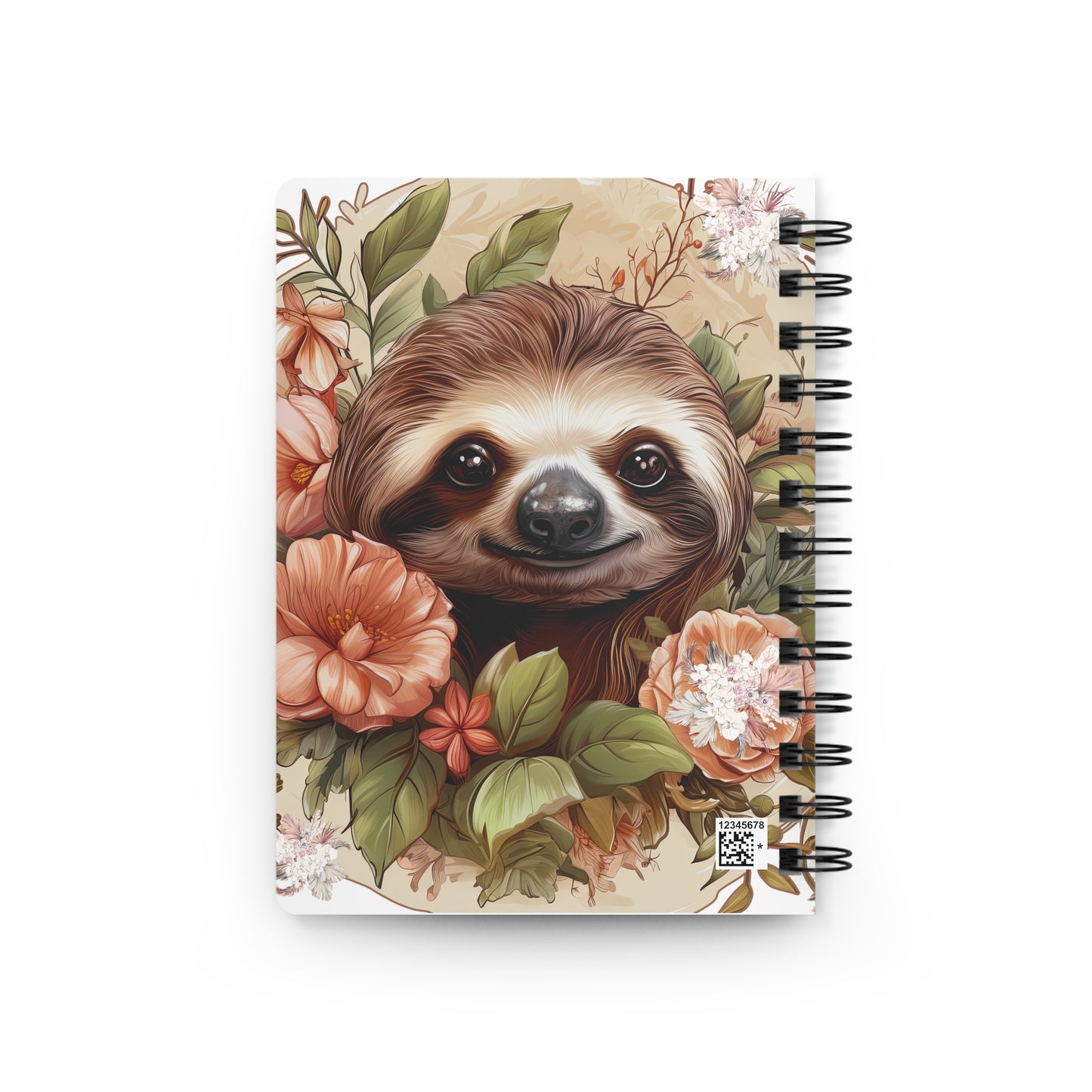Floral Sloth Journal