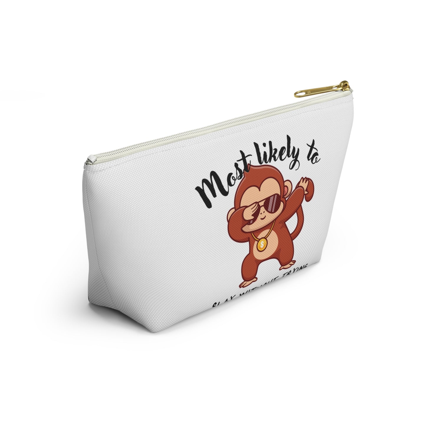 Cute Monkey Accessory Pouch - Perfect for Gifts, School, Travel, Organization, or Kids' Parties