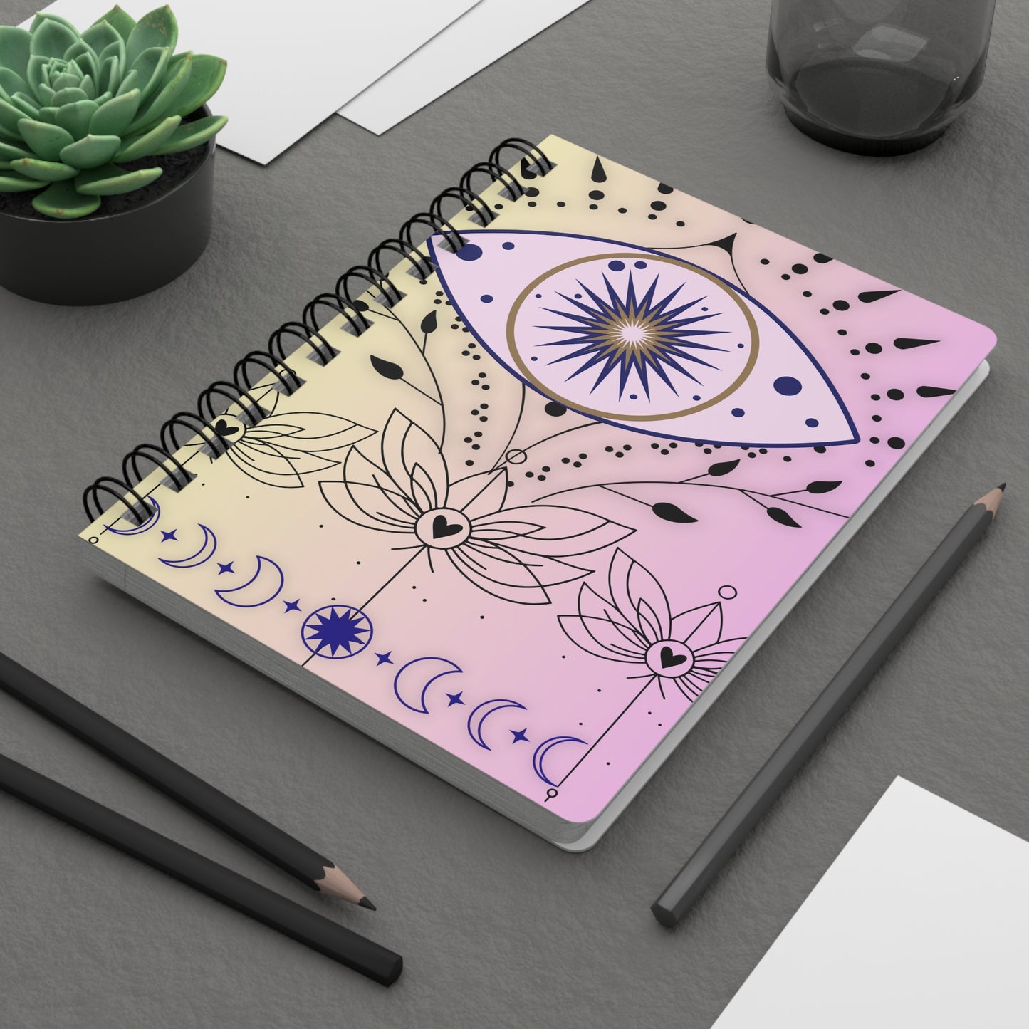 Mystical Spiral Bound Journal for Creative Souls