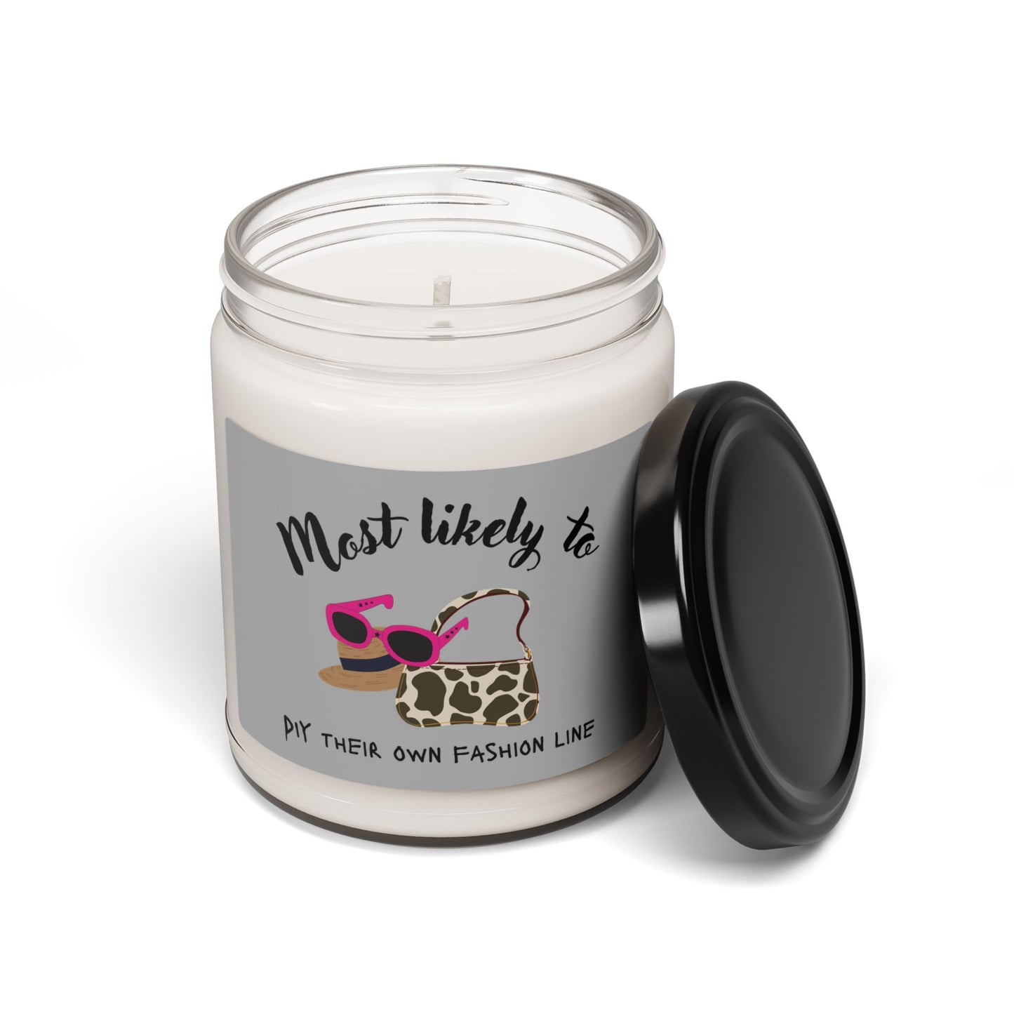 Fashionista Scented Soy Candle | Most Likely to Start a Fashion Line, Home Decor, Gift for Her, Birthday, Candle Lover, fashion