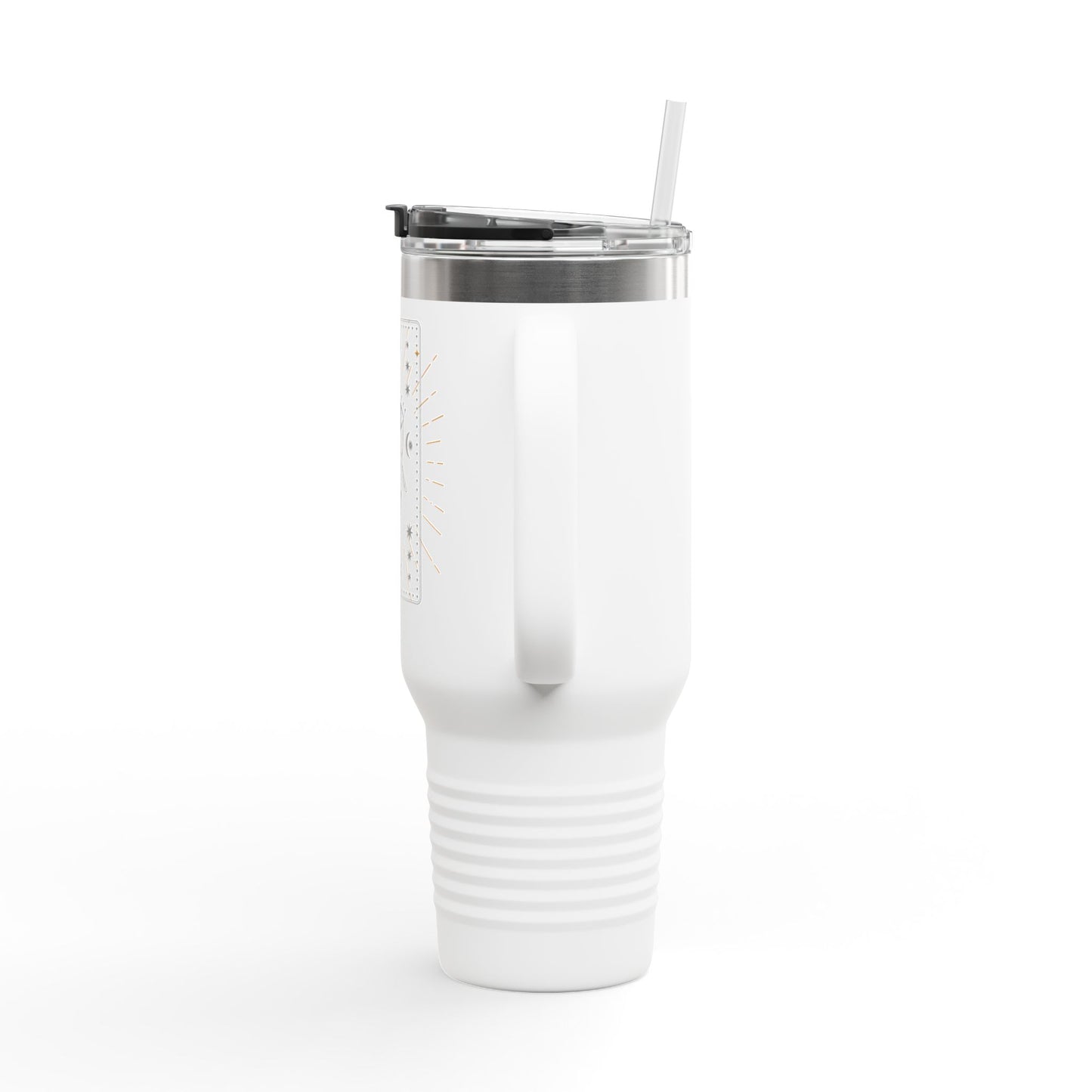 Insulated Travel Mug, 40oz - Eye-Opening Design, Perfect for Coffee Lovers, Gifts for Her, Travel Accessories, Outdoor Adventures