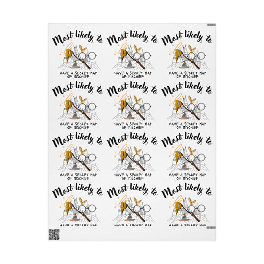 Enchanted Wrapping Paper, Fun Wrapping Papers for Special Occasions, Potter Inspired, Movie Lover Gift Wrap, Gift Wrap, Party Supplies, Unique Gift, Favors, Holiday Celebrations, Birthdays