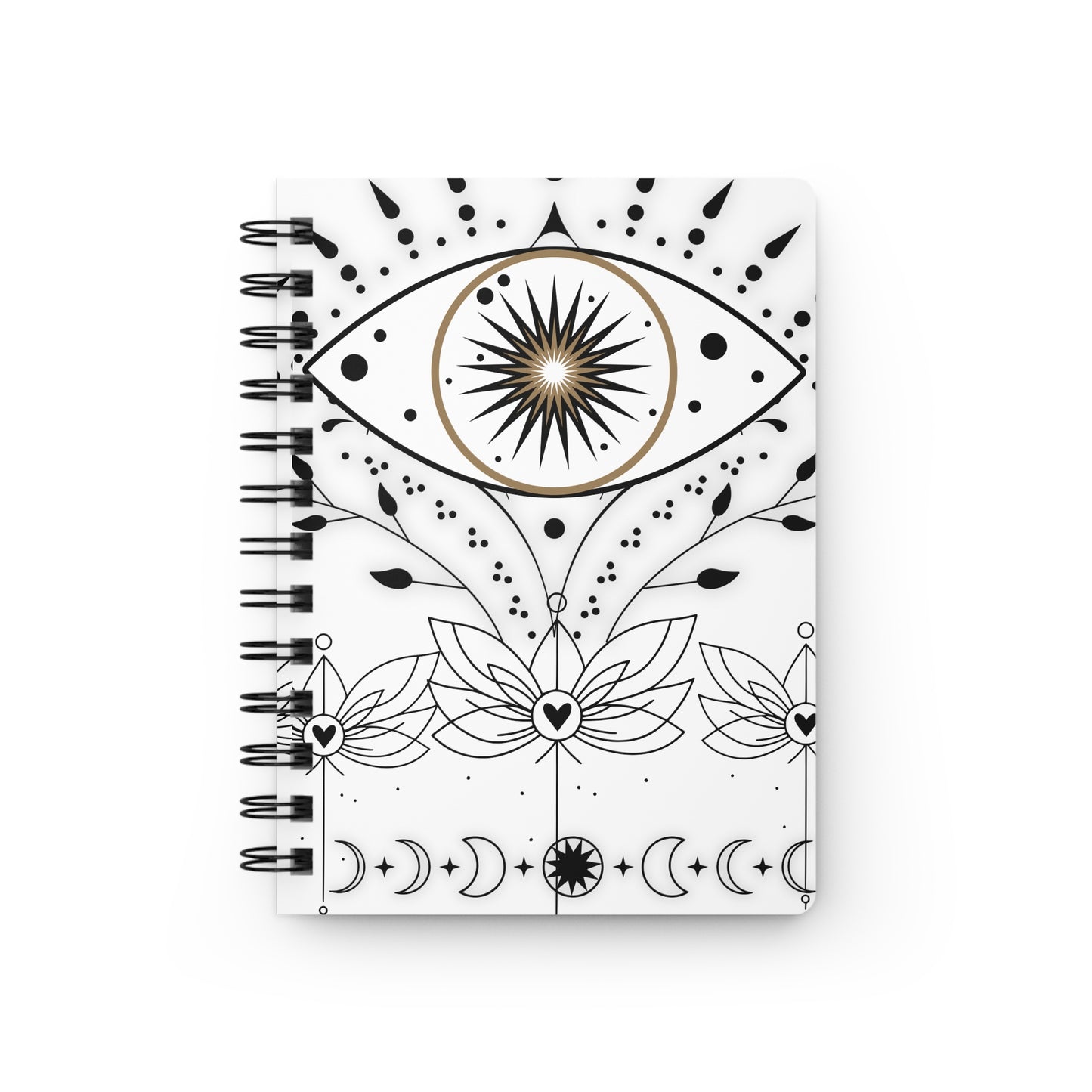 Mystical Eye Spiral Bound Journal - Inspiring Creativity and Mindfulness