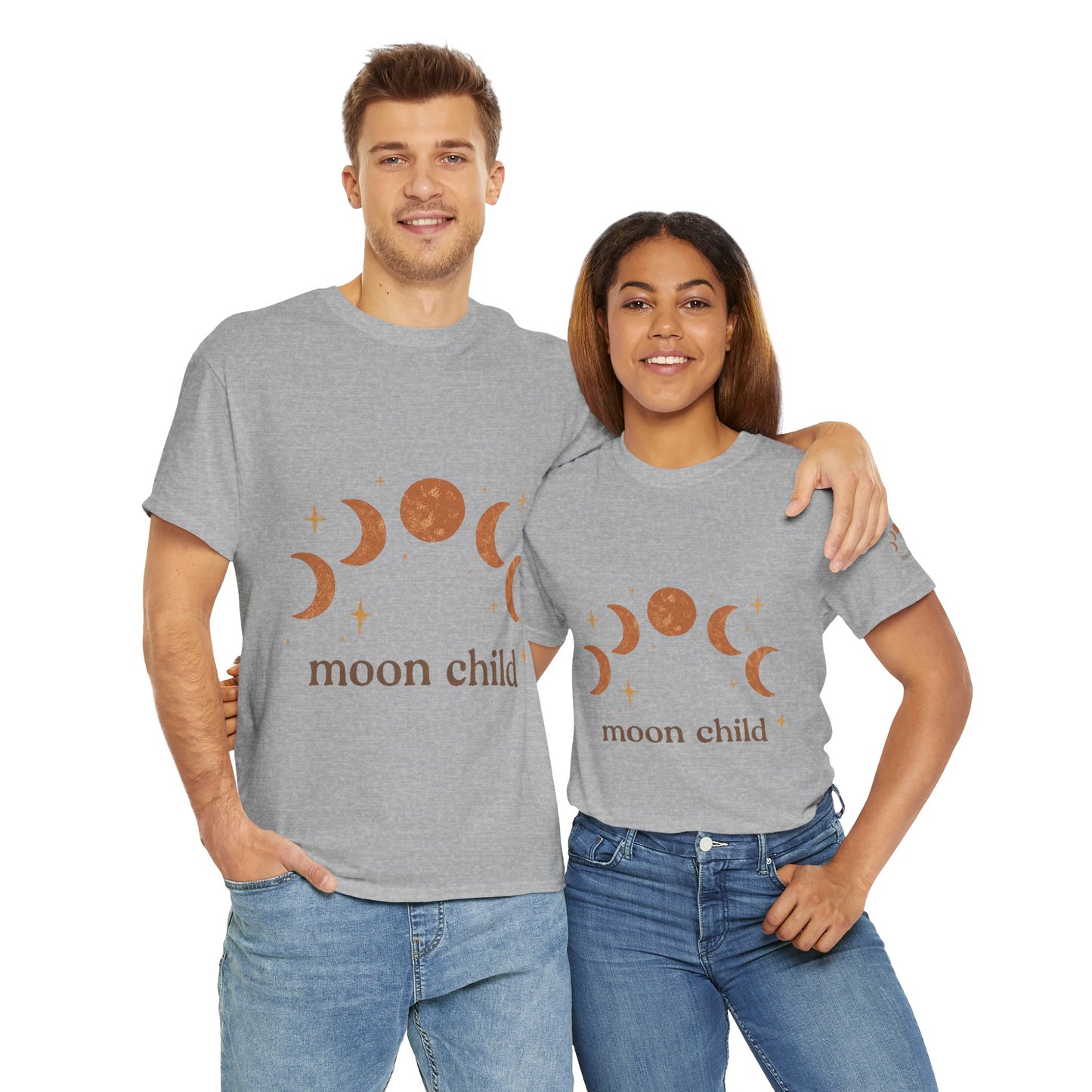 Moon Child T-Shirt — Celestial Phases Graphic Tee