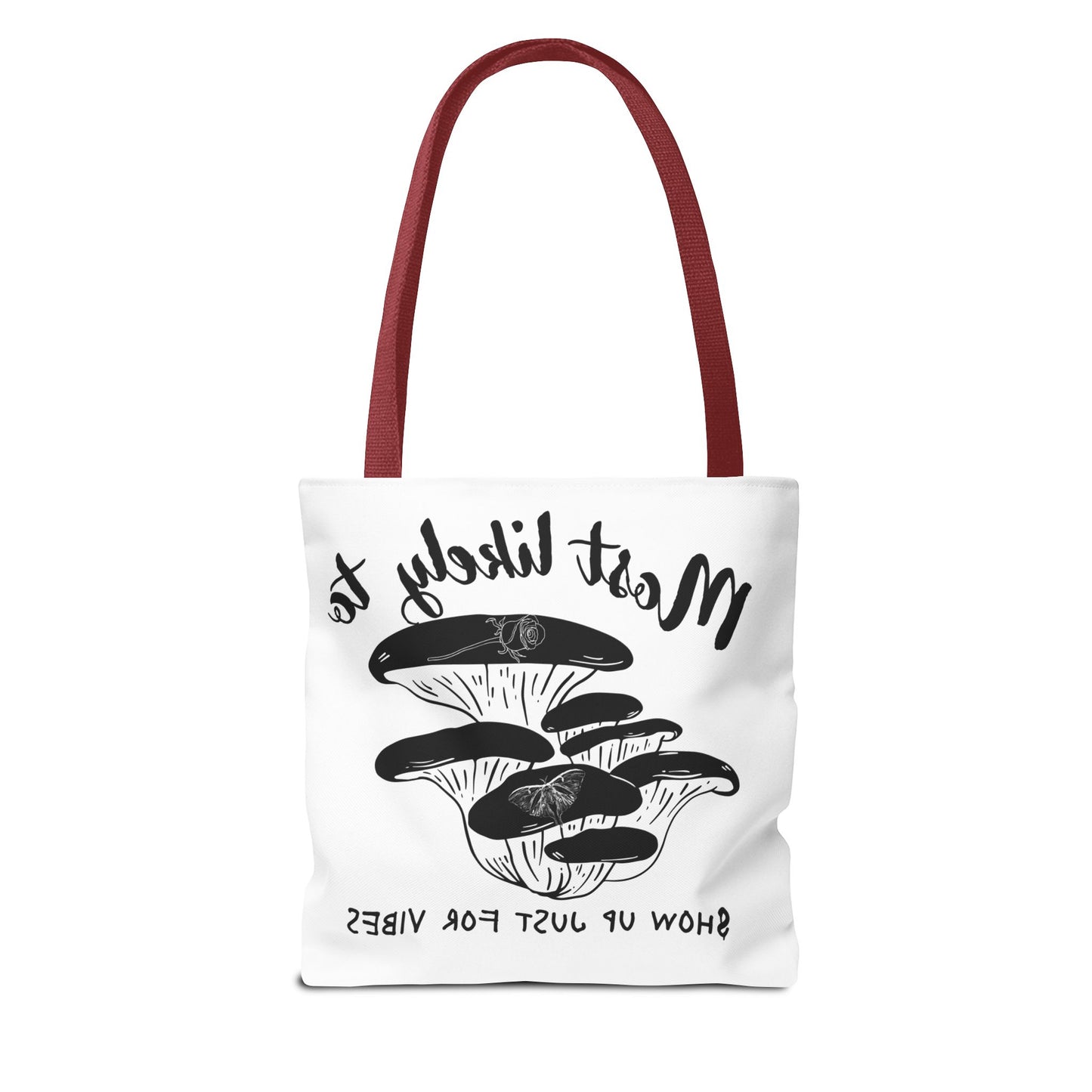 Mushroom Vibes Tote Bag, Fun Eco-Friendly Bag, Gift for Nature Lovers, Stylish Shopping Bag, Festival Accessory, Unique Design Tote