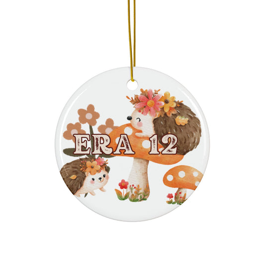 Charming Ceramic Ornaments - Cute Hedgehog Design, Seasonal Decor, Holiday Gifts, Home Accents, Eco-Friendly Keepsakes