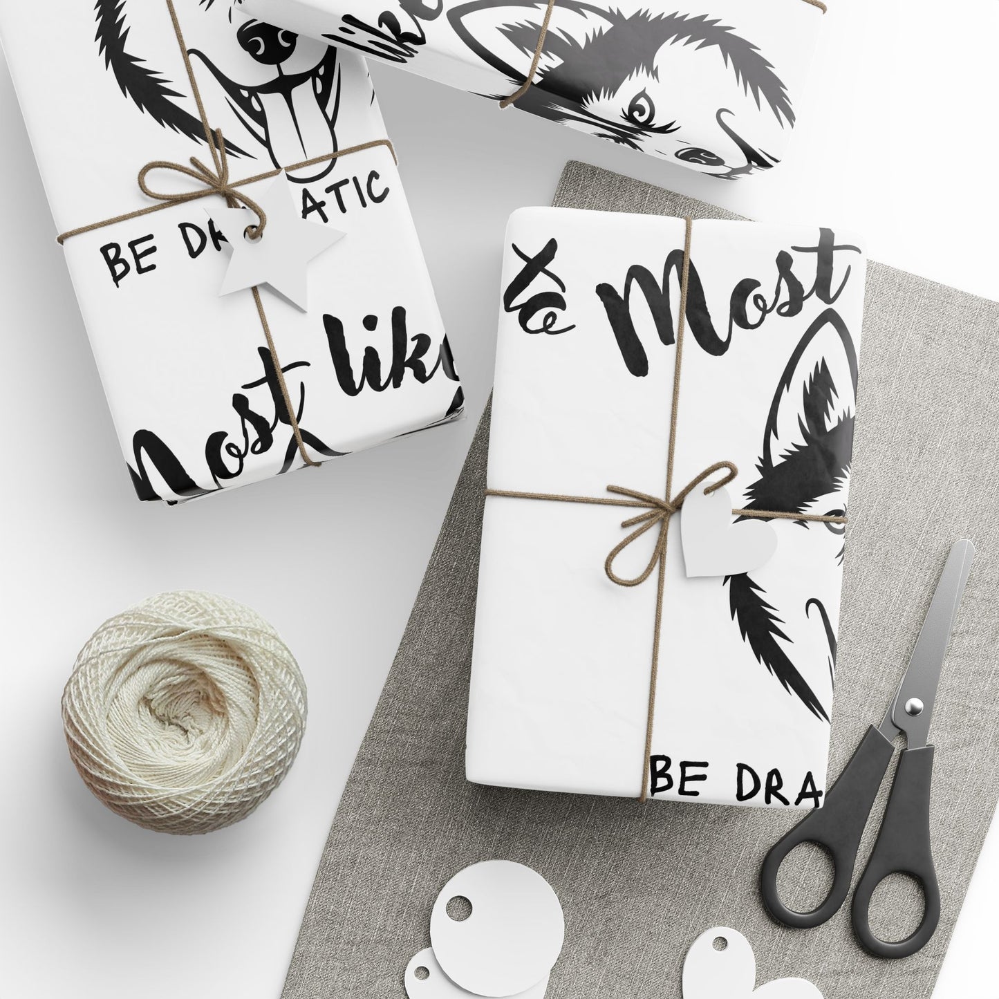 Husky Wrapping Papers