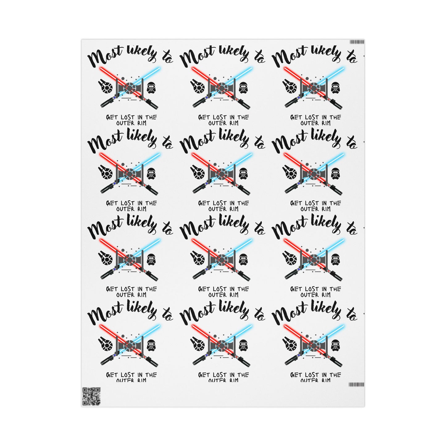 Most Likely To Wrapping Paper, Fun Gift Wrap, Party Decor, Unique Present Wrap, Birthday Celebrations, Graduation Parties