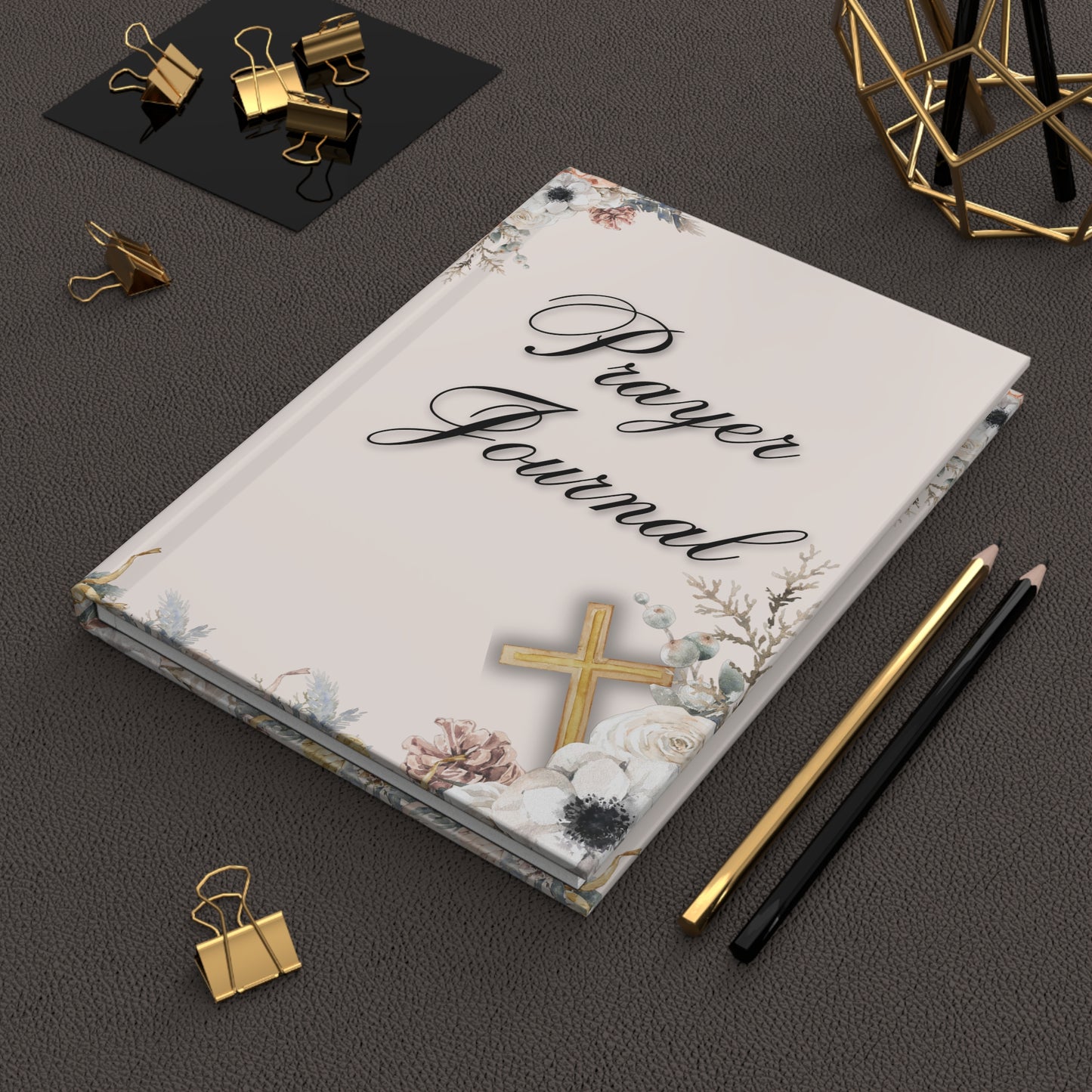 Personalize, Floral Prayer Journal - Elegant Hardcover for Reflection and Inspiration, Prayer Book