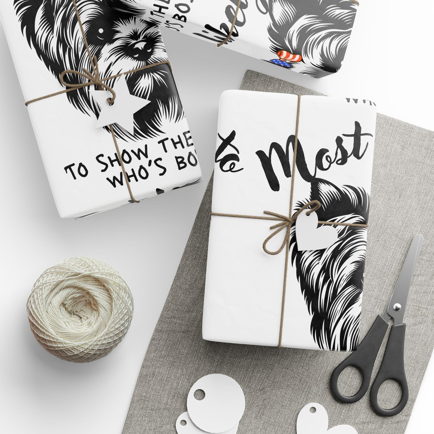 Most Likely To Wrapping Papers, Yorkie Paper, Yorkshire Terrier Wrapping Paper