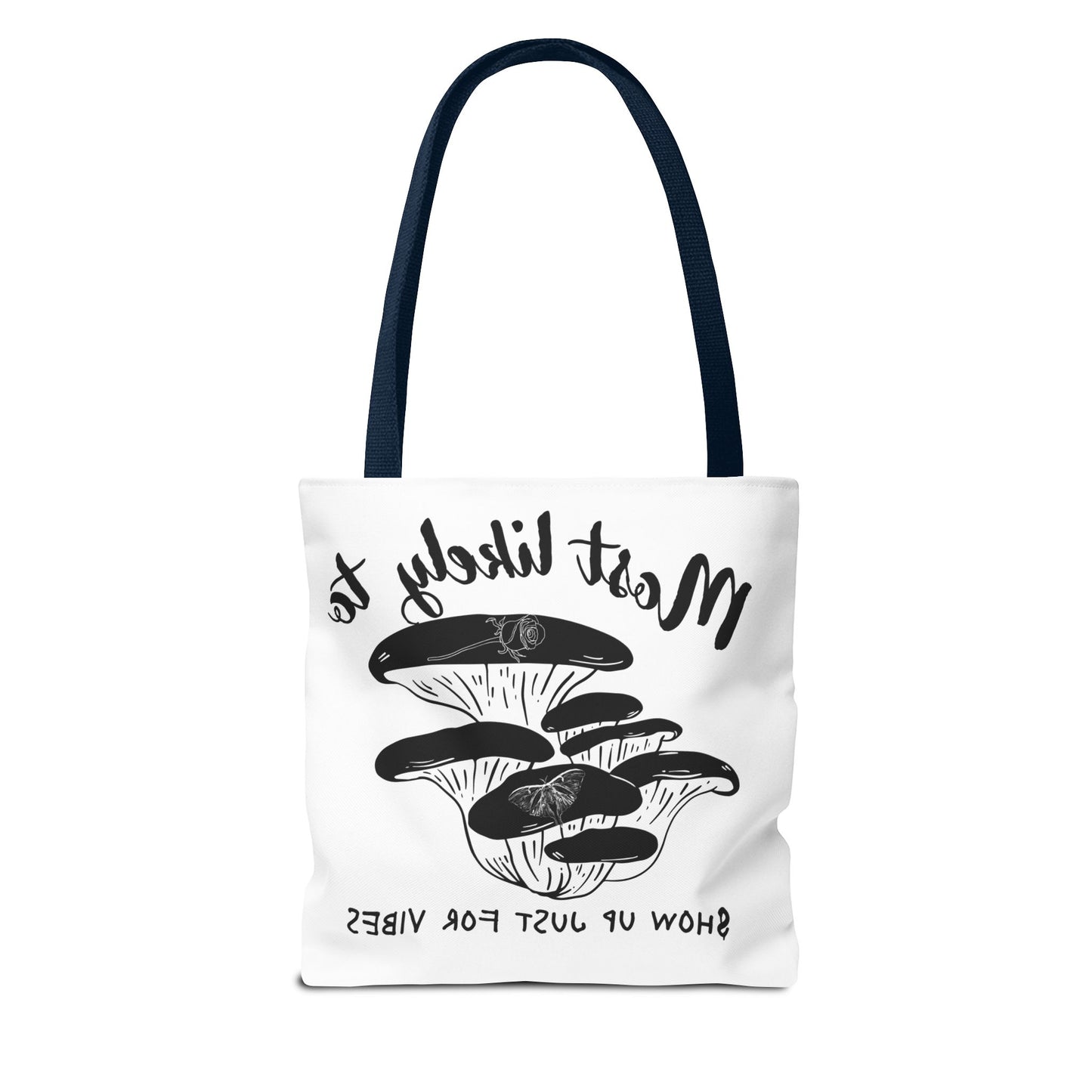 Mushroom Vibes Tote Bag, Fun Eco-Friendly Bag, Gift for Nature Lovers, Stylish Shopping Bag, Festival Accessory, Unique Design Tote