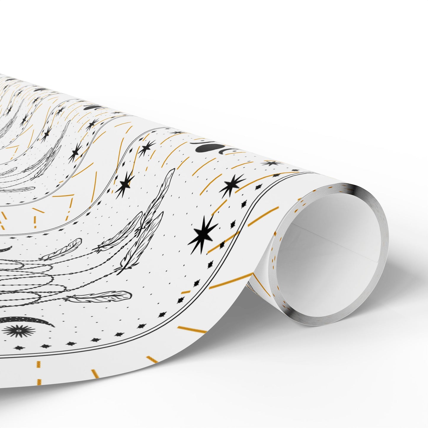 Celestial Themed Wrapping Paper, Gift Wrap for Holidays, Birthday, Baby Showers, Unique Gift Presentation, Starry Design