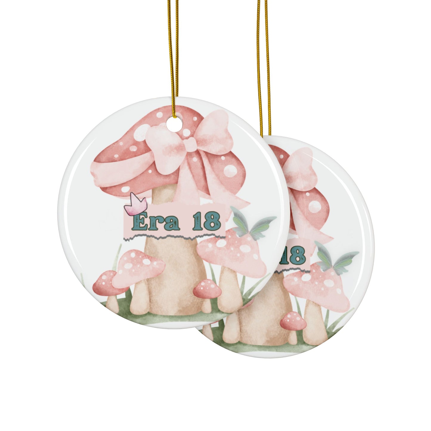 Era 18 Ornament, Chapter 18, Chapter eighteen, Era Eighteen, Ceramic Ornaments, 2-Side Print, (1pc, 3pcs, 5pcs, 10pcs)
