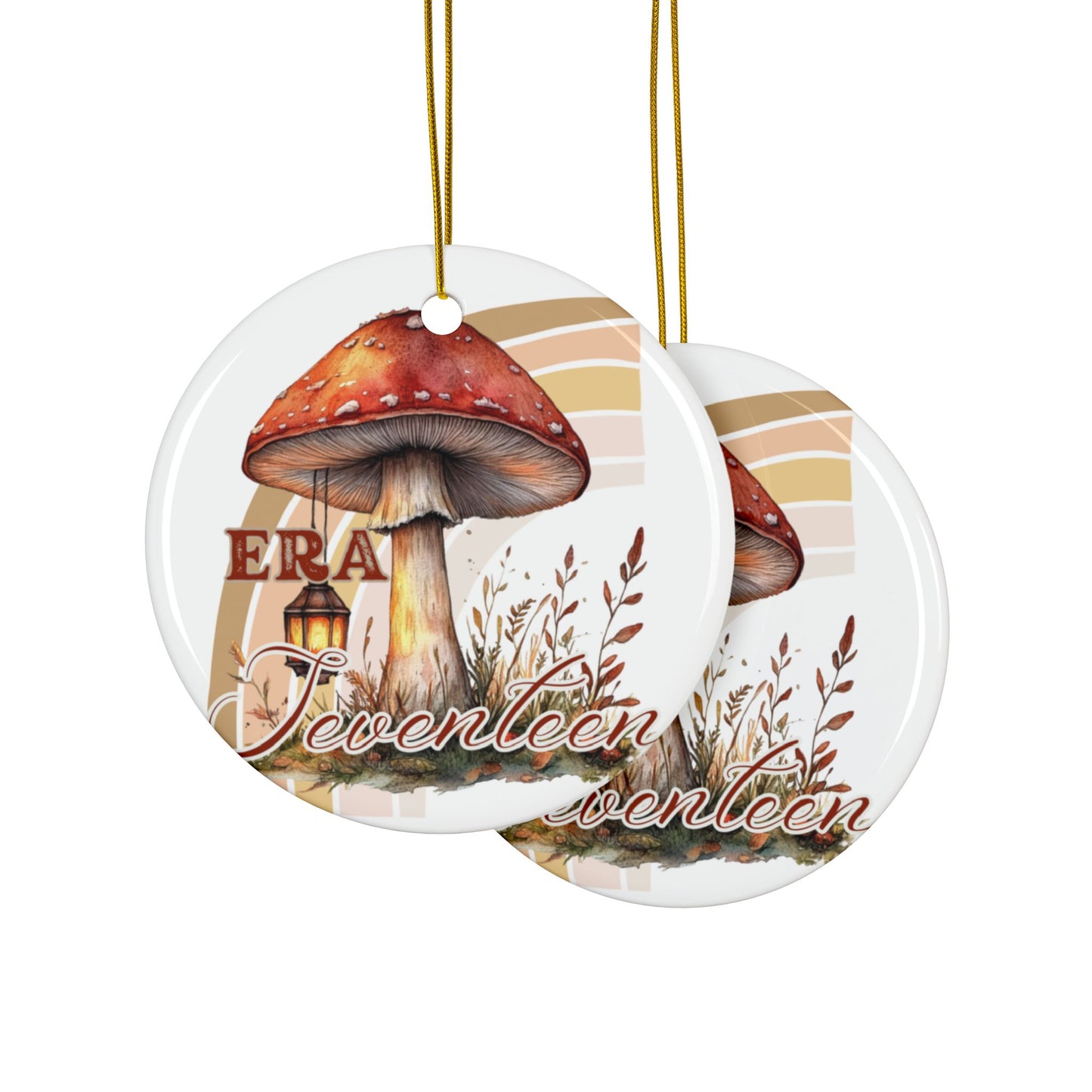 Era 17 Ornament, Chapter 17 Ornament, 17th Birthday, Birthday Gift, Ceramic Ornaments, 2-Side Print, (1pc, 3pcs, 5pcs, 10pcs)