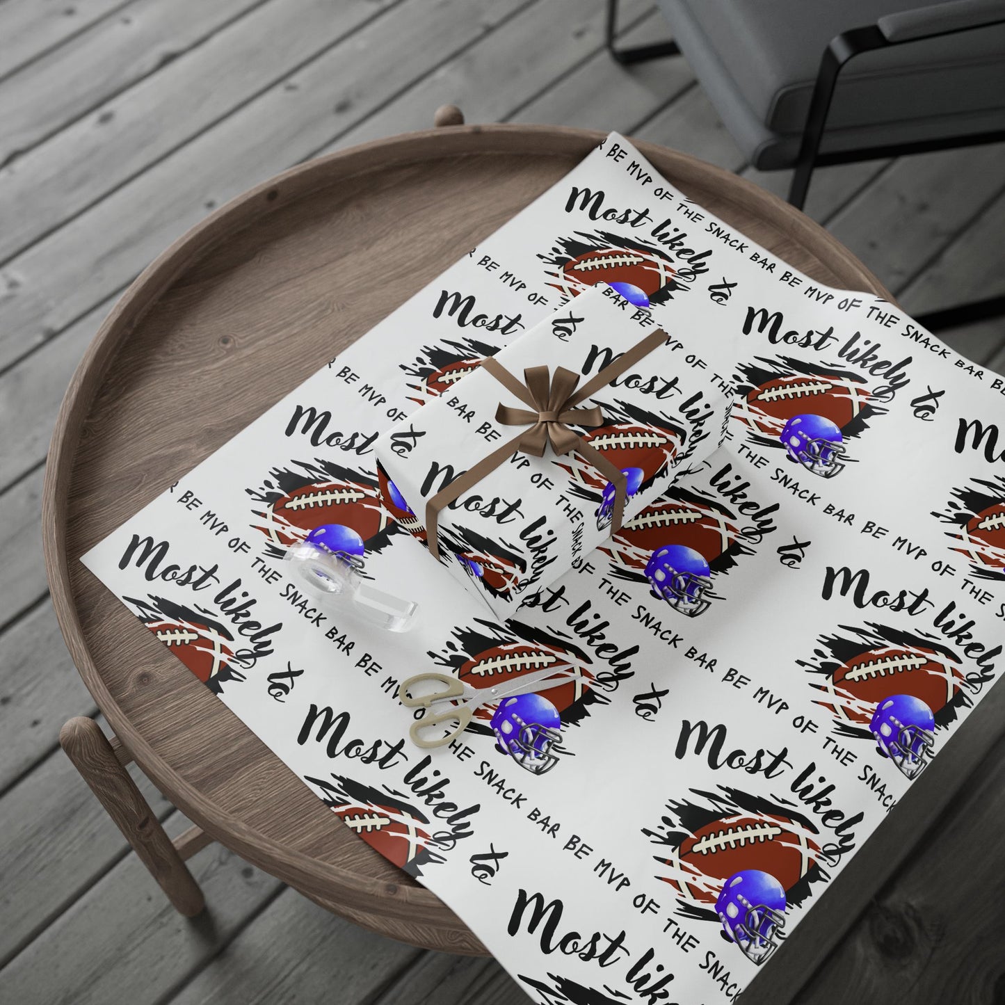 Football Wrapping Papers