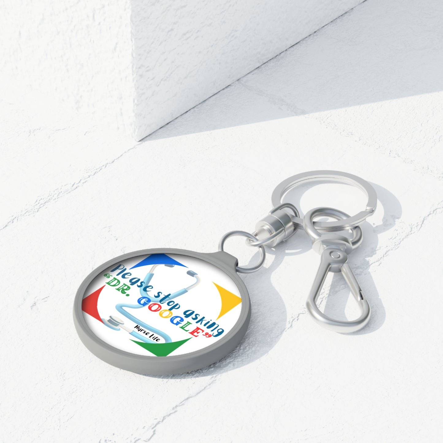 Keyring Tag - Nurse Squad Essential - Blessed and Stressed - Nurse Strong - Scrub life keyring - Healthcare hero keyring