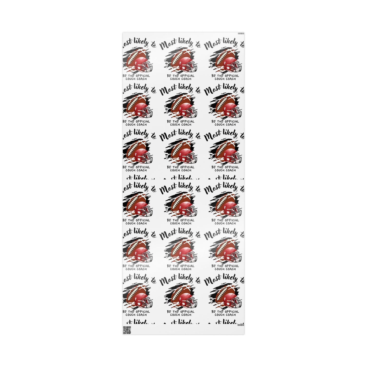 Football-Themed Wrapping Paper - Perfect for Coaches and Sports Fans, Gift Wrap For Him, His Birthday,  Gift Wrap for Birthdays, Holidays, Tailgate Parties, and More