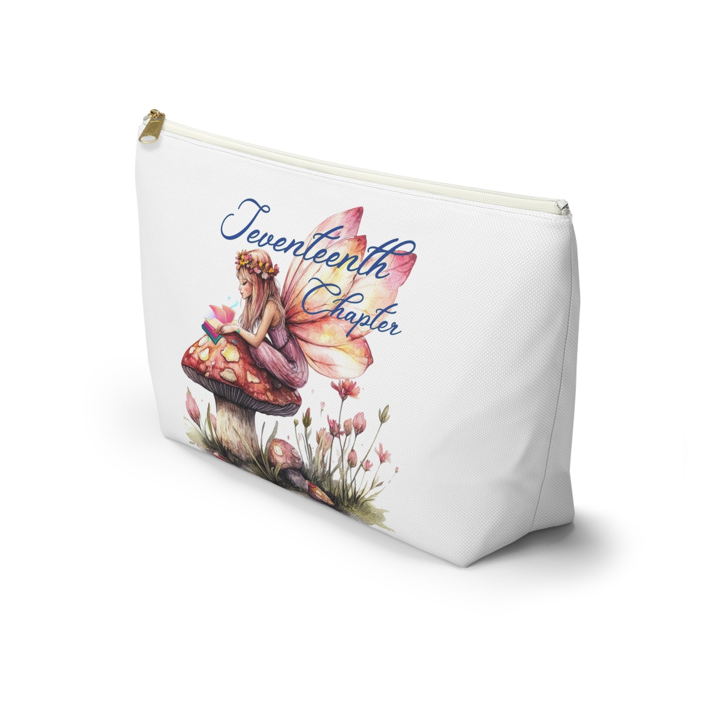 Whimsical Fairy Accessory Pouch, Cute Makeup Bag, Travel Organizer, Gift for Fairy Lovers, Seventeenth Chapter Design
