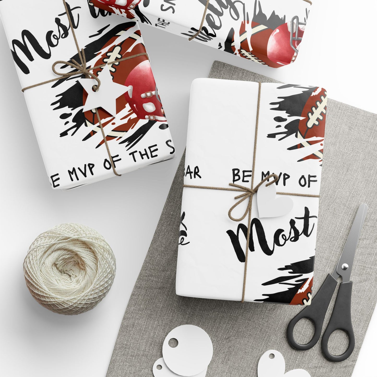 Most Likely To Wrapping Papers, Football Wrapping Paper, Sports Wrapping Paper