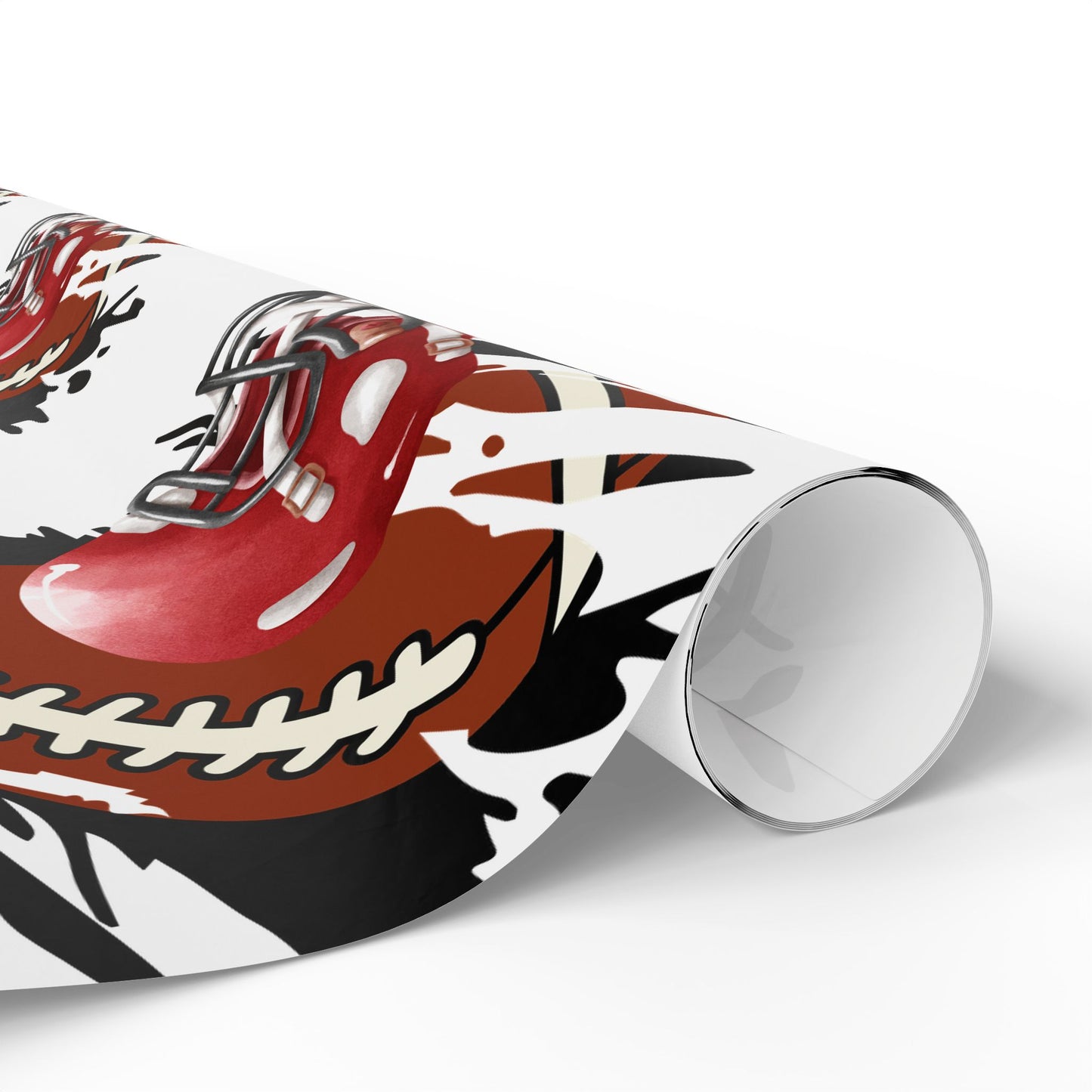 Football-Themed Wrapping Paper - Perfect for Coaches and Sports Fans, Gift Wrap For Him, His Birthday,  Gift Wrap for Birthdays, Holidays, Tailgate Parties, and More