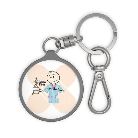 Keyring Tag - Nurse Squad Essential - Blessed and Stressed - Nurse Strong - Scrub life keyring - Healthcare hero keyring