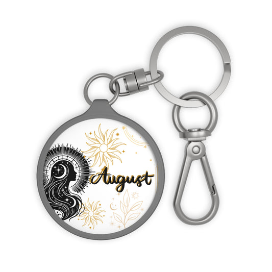 Keyring Tag - Celestial August Zodiac Keychain