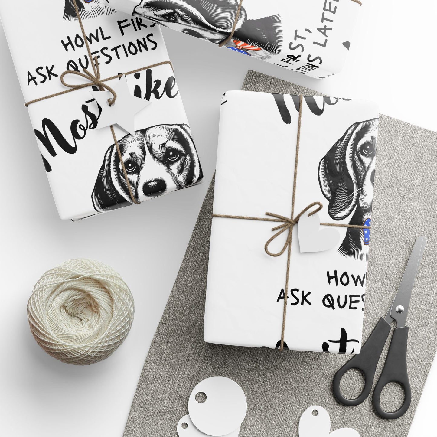 Beagle lover gift wrap, Beagle Wrapping Paper, Dog Wrapping Paper, Pet Parent Paper, Dog Gift Wrap, Wrapping Papers
