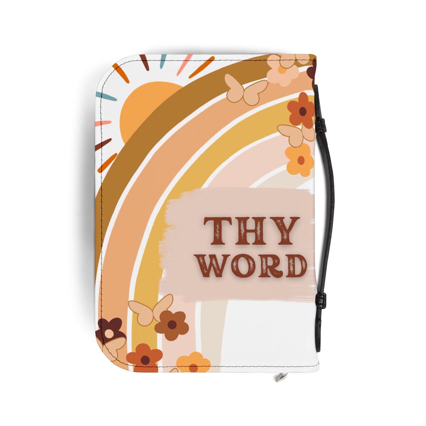 Bible Cover, Boho Bible Cover, Rainbow Bible Cover, Vintage Bible Cover, Thy Word Bible Cover