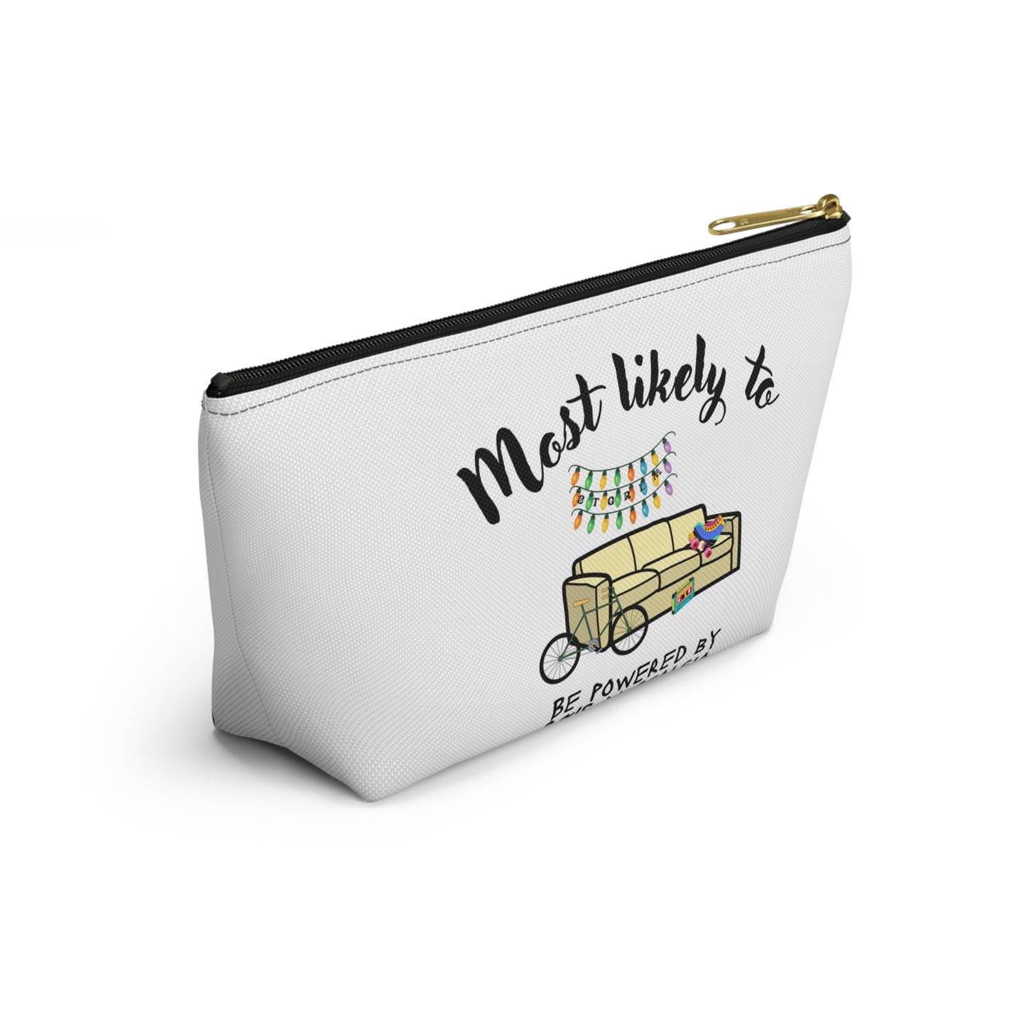 Most Likely To Nostalgic Accessory Pouch, Cosmetic Pouch, Pencil Pouch,  Stranger Things Inspired Wrapping Paper