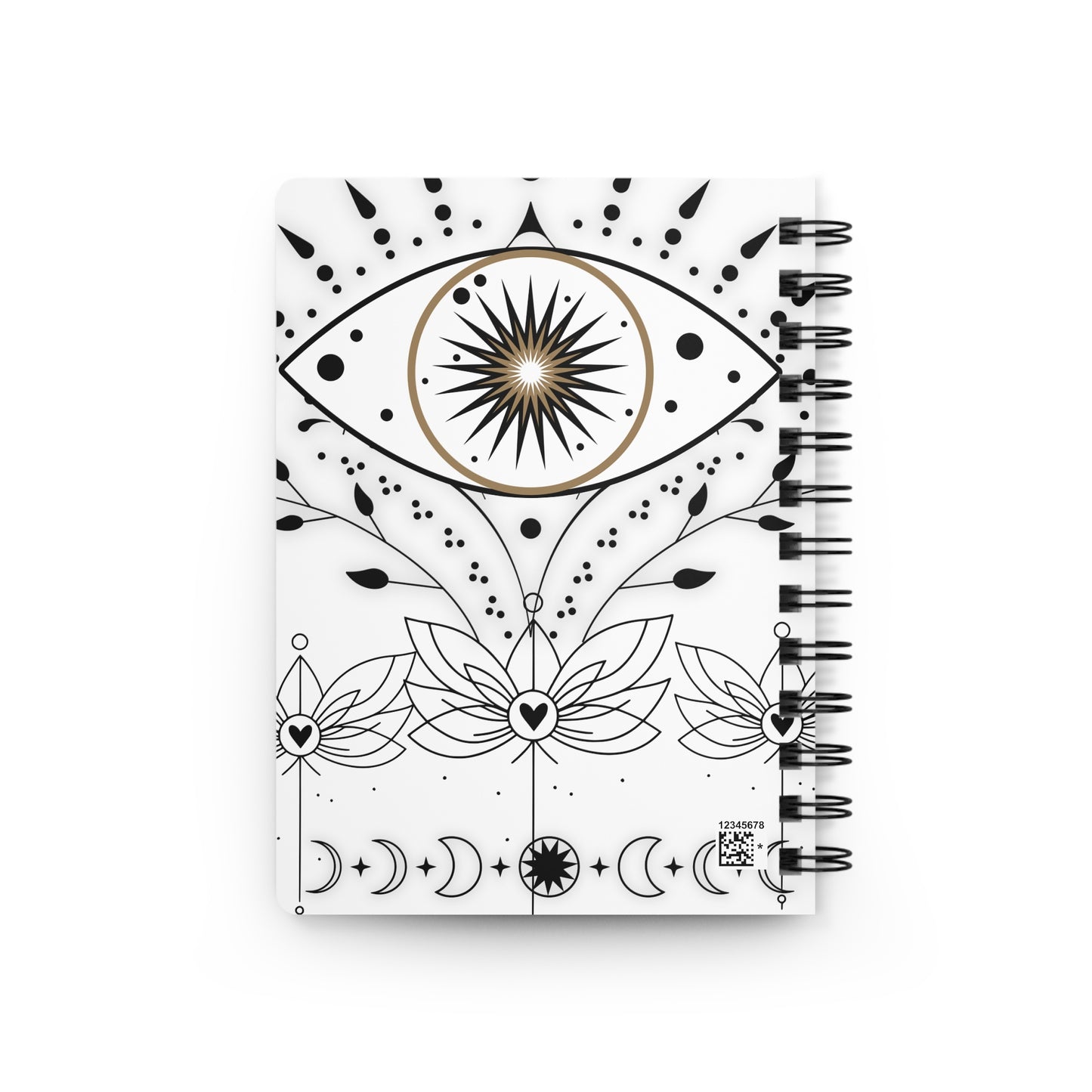 Mystical Eye Spiral Bound Journal - Inspiring Creativity and Mindfulness