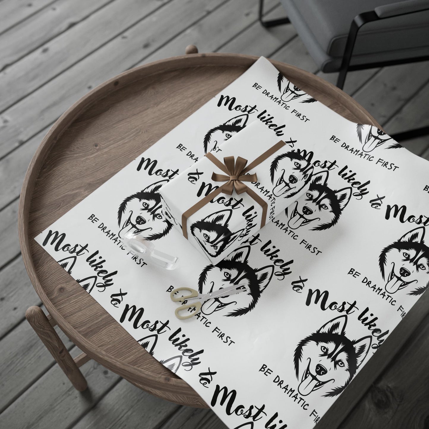 Husky Wrapping Papers