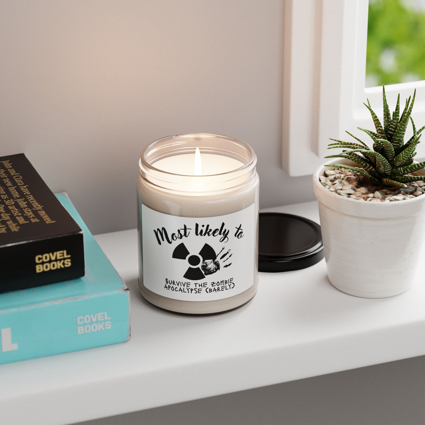Zombie Apocalypse Scented Candle | Fun Gift for Friends, Home Decor, Relaxation, Unique Birthday Present, Halloween Decor