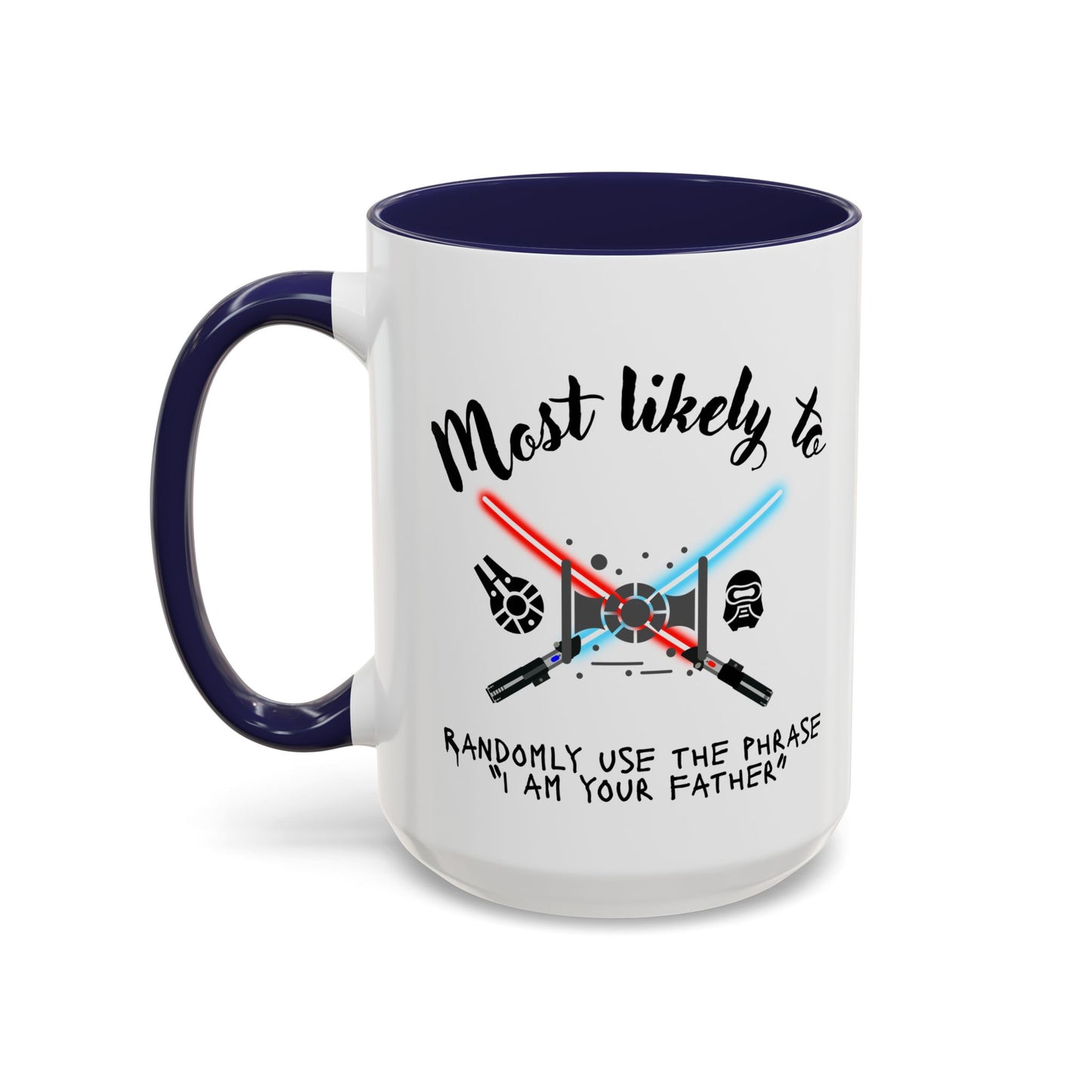 Star Wars Themed Coffee Mug, Funny Gift for Fans, Humorous Drinkware, Geeky Cup, Birthday or Holiday Present. unique gift, unique dad gift, brother, uncle