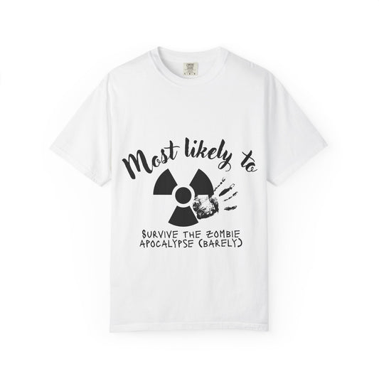 Zombie Apocalypse T-Shirt, Funny Tee, Unisex Casual Wear, Gift for Gamers, Quarantine Humor Shirt, Halloween Outfit