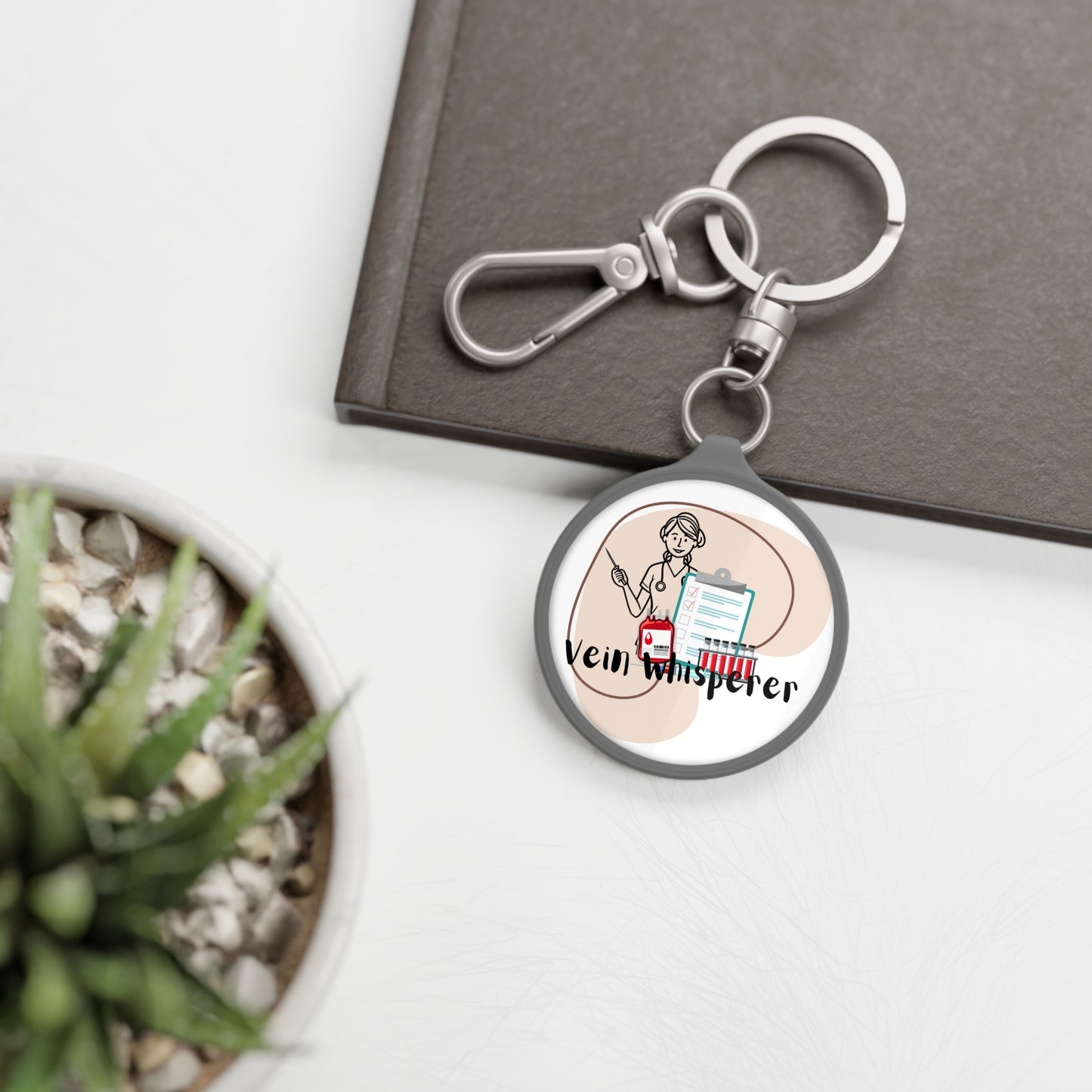 Keyring Tag - Nurse - Nurse Squad Essential - Blessed and Stressed - Nurse Strong - Scrub life keyring - Healthcare hero keyring