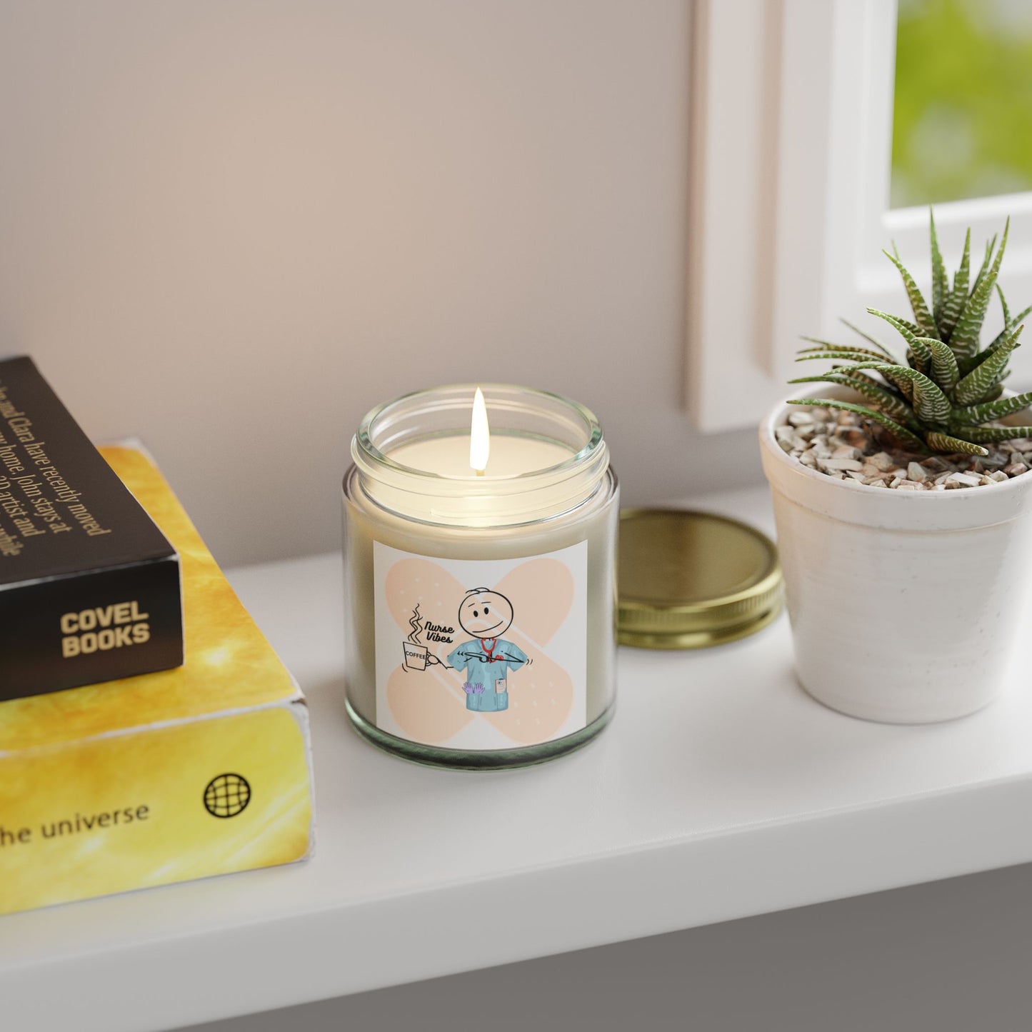 D.O.N. life, Nurse gift, CNA gift, LPN gift, RN gift, Scented Candles, Coconut Apricot Wax (4oz, 9oz)