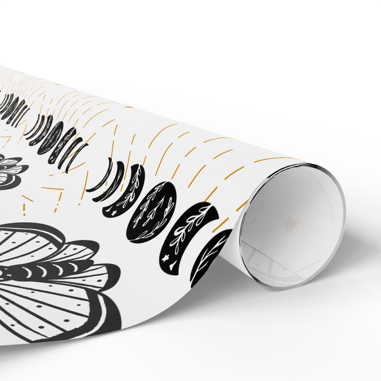 Celestial Pattern Wrapping Paper, Unique Gift Wrap, Modern Decorative Paper, Occasional Use, Eco-Friendly Packaging