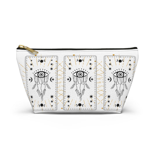 Tarot Merch | Celestial Merch |Tarot Cosmetic Bag | Celestial Cosmetic Bag | Mystical Tarot Card Accessory Pouch | Perfect for Organizing, Gifts, Travel, or Makeup