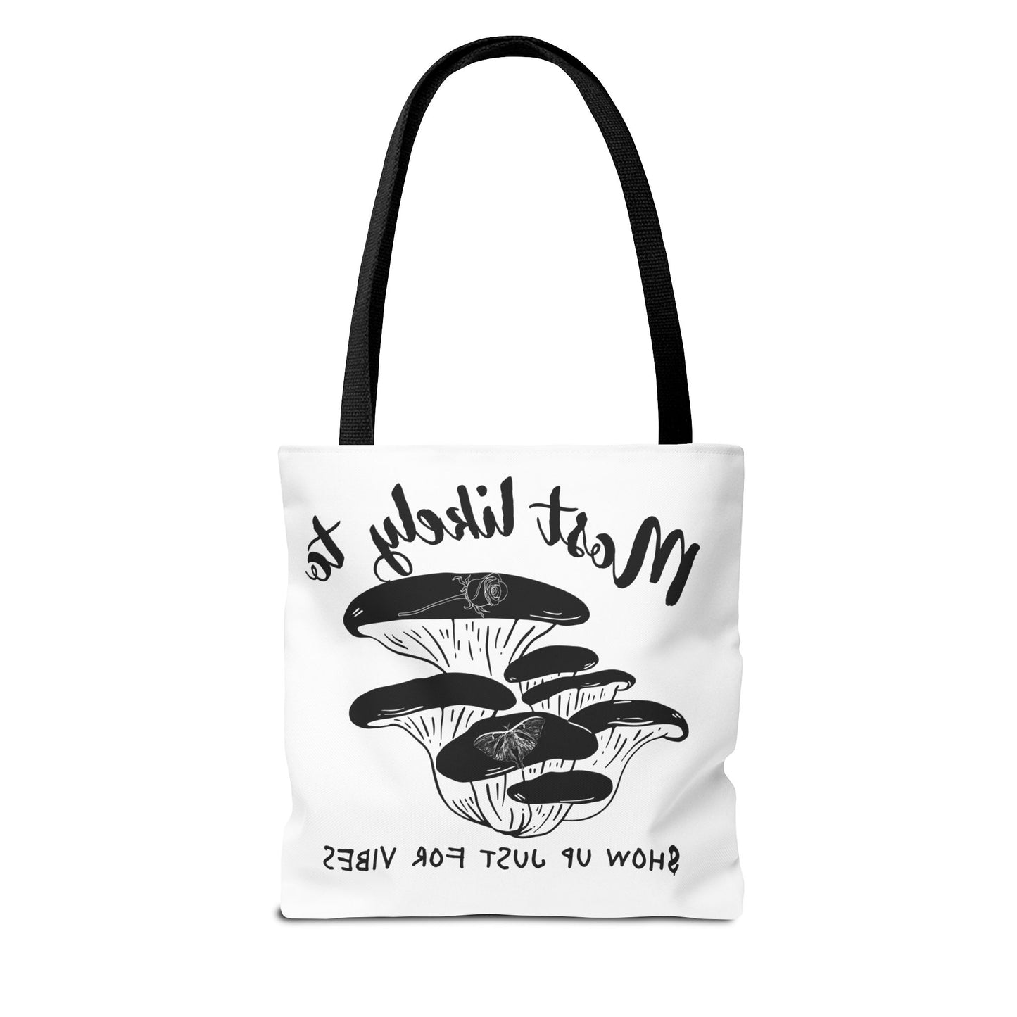 Mushroom Vibes Tote Bag, Fun Eco-Friendly Bag, Gift for Nature Lovers, Stylish Shopping Bag, Festival Accessory, Unique Design Tote