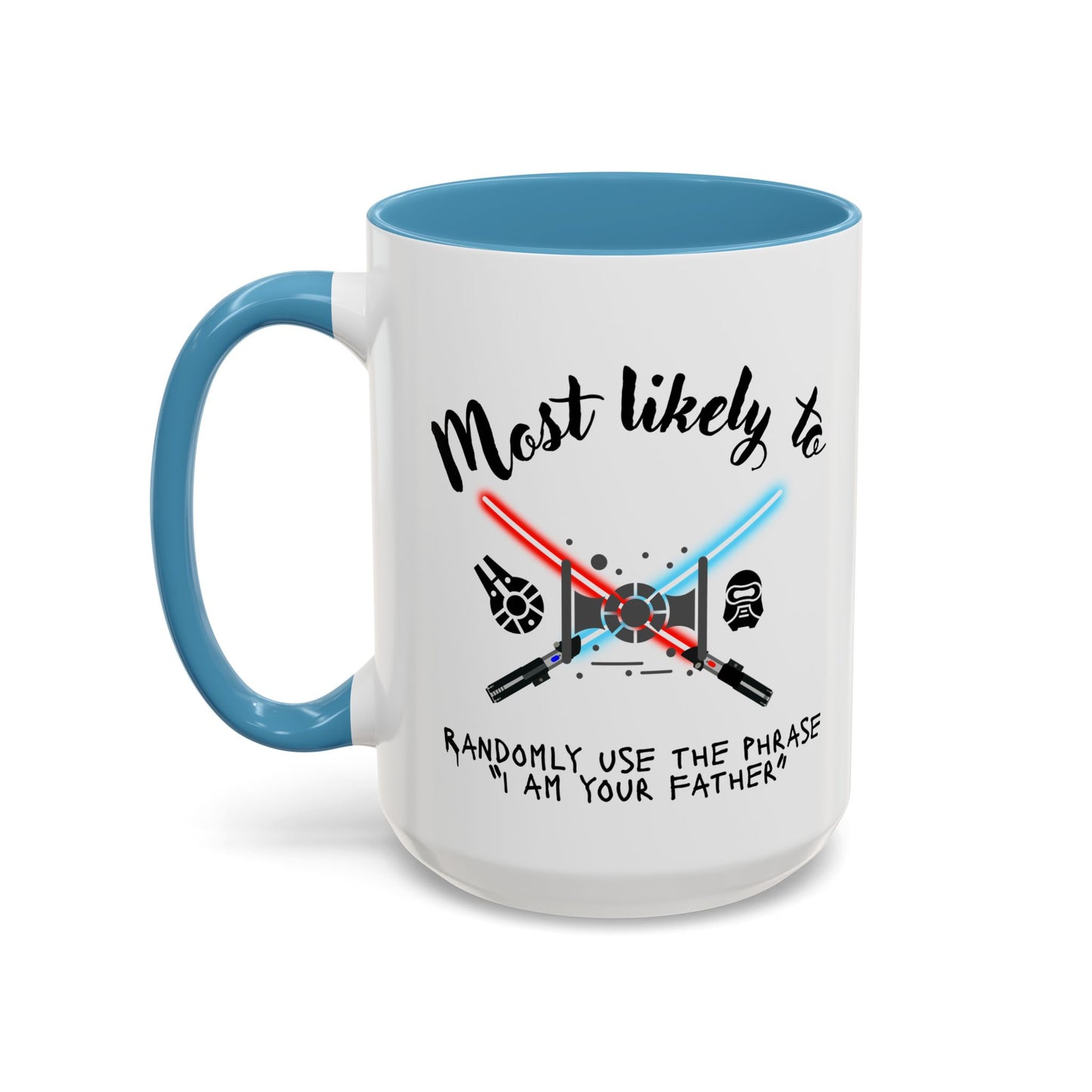 Star Wars Themed Coffee Mug, Funny Gift for Fans, Humorous Drinkware, Geeky Cup, Birthday or Holiday Present. unique gift, unique dad gift, brother, uncle