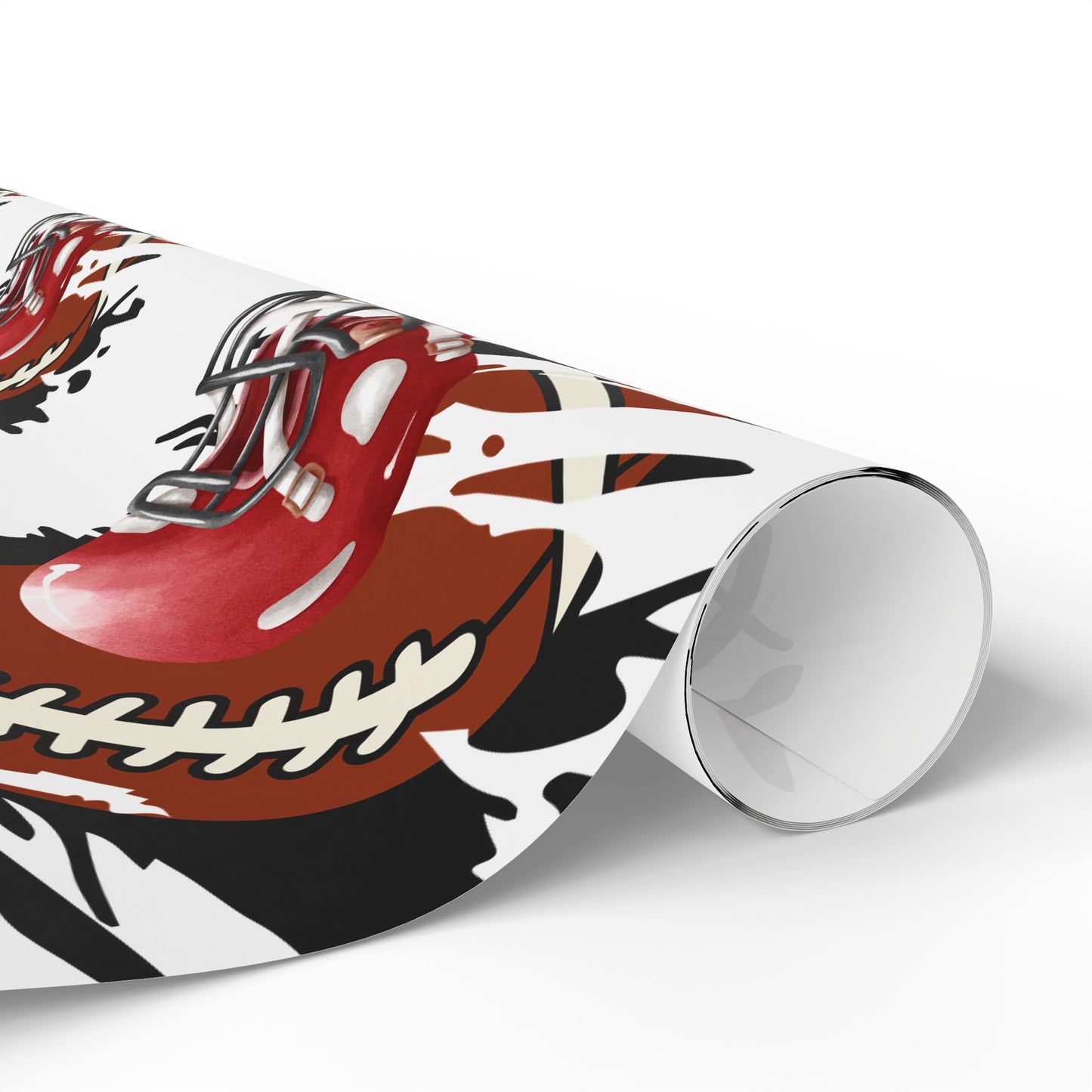 Football-Themed Wrapping Paper - Perfect for Coaches and Sports Fans, Gift Wrap For Him, His Birthday,  Gift Wrap for Birthdays, Holidays, Tailgate Parties, and More