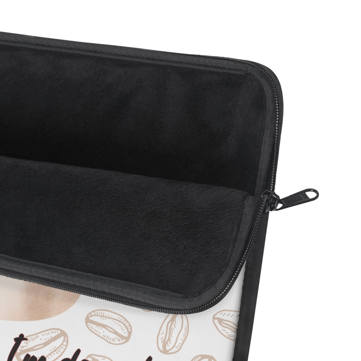 Coffee Lover's Laptop Sleeve - "Begin Each Day with Kindness", Coffee Lover Gift