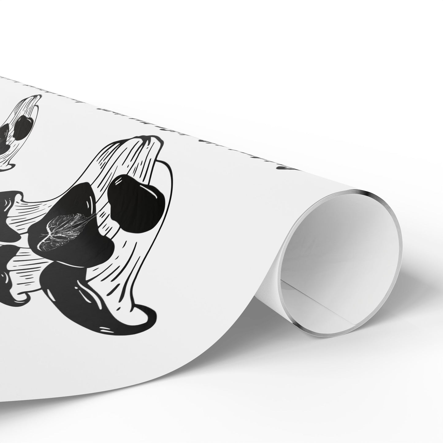 Mushroom-Themed Wrapping Paper for Eco-Friendly Gifts, Mushroom Paper, Unique Gift Wrap for Special Occasions, Holidays, Birthdays, Celebrate Nature