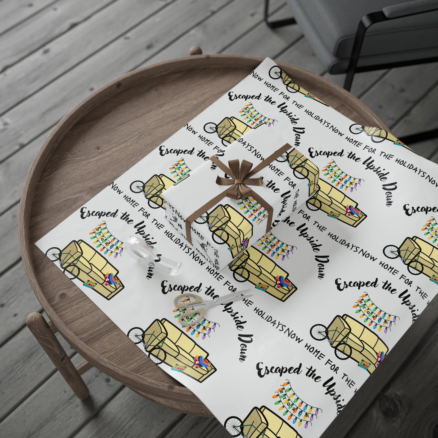 Festive Wrapping Paper, Gift Wrap for Holidays, Party Supplies, Unique Gift Wrap, Eco-Friendly Wrapping, Fun Gift Presentation