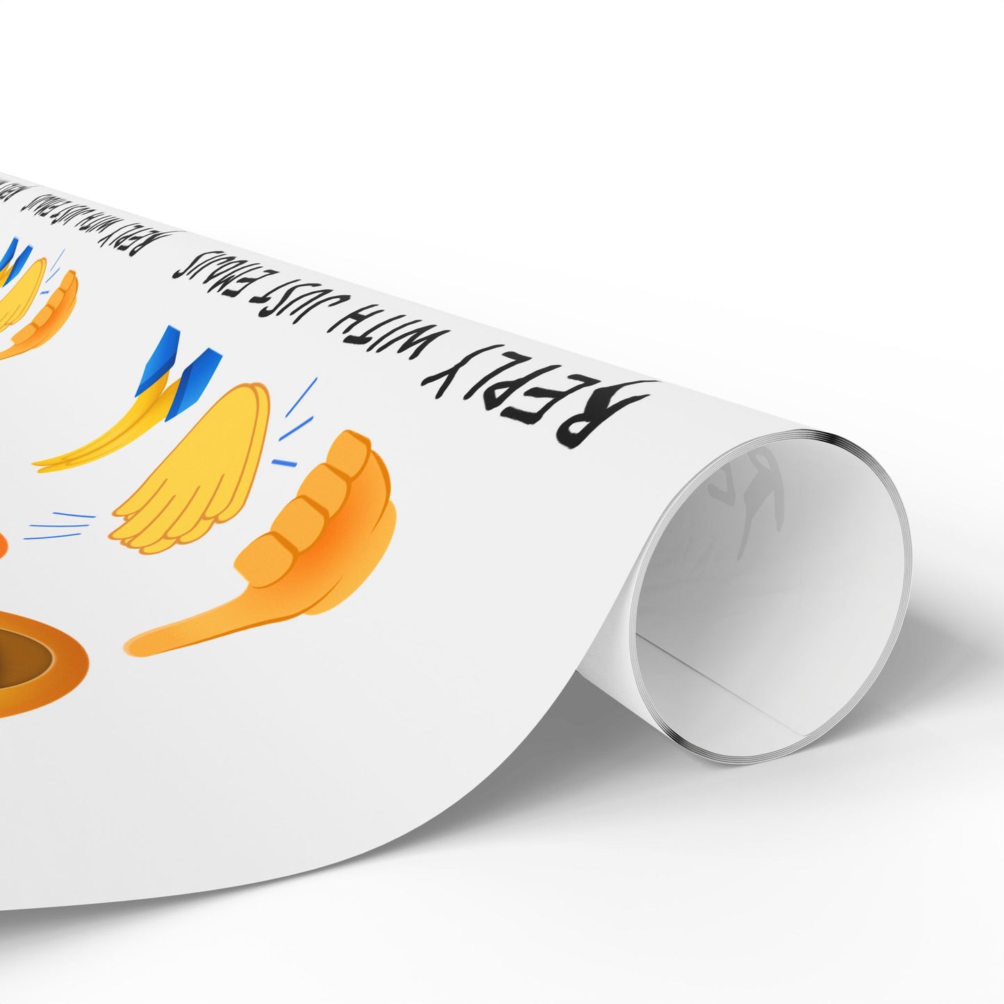 Fun Emoji Wrapping Paper, Gift Wrap for Parties, Birthday Decor, Holiday Gift Wrap, Celebration Supplies, Most Likely To Theme, Birthday Gift Wrap